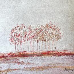 Pintura Graine de dorure por Escolier Odile | Pintura Figurativo Acrílico Minimalista, Naturaleza, Paisajes