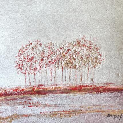 Peinture Graine de dorure par Escolier Odile | Tableau Figuratif Acrylique Minimaliste, Nature, Paysages