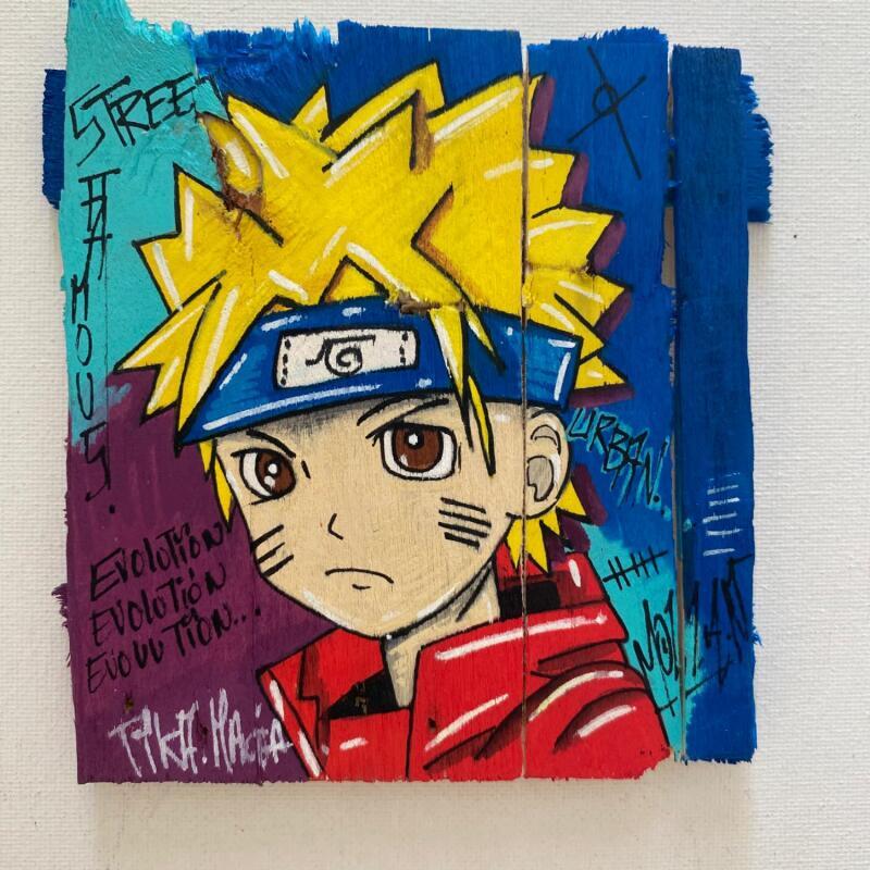 Pintura F1 Street por Molla Nathalie  | Pintura Pop art Iconos pop Madera Acrílico Posca