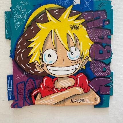 Peinture F2 Urbain par Molla Nathalie  | Tableau Pop-art Acrylique, Bois, Posca Icones Pop