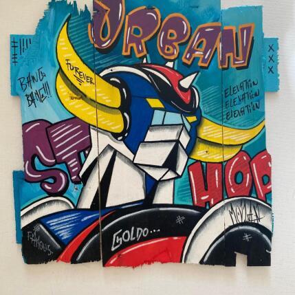 Peinture F3 Process par Molla Nathalie  | Tableau Pop-art Acrylique, Bois, Posca Icones Pop