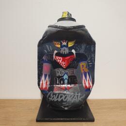 Sculpture GOLDO VINTAGE by Kedarone | Sculpture Pop-art Acrylic, Graffiti Pop icons