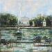 Painting Jardin des Tuileries by Solveiga | Painting Acrylic