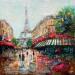 Pintura Splendid Paris por Solveiga | Pintura Acrílico
