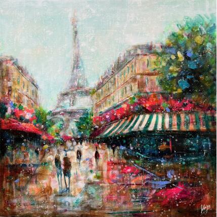Peinture Splendid Paris par Solveiga | Tableau Acrylique