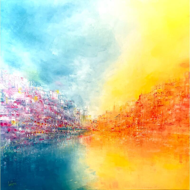 Peinture Hawaian Dream par Levesque Emmanuelle | Tableau Huile