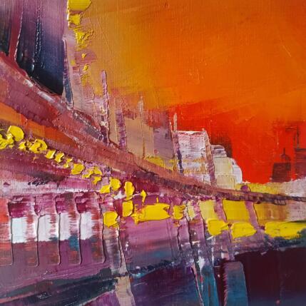 Painting Les notes jaunes by Levesque Emmanuelle | Painting Oil