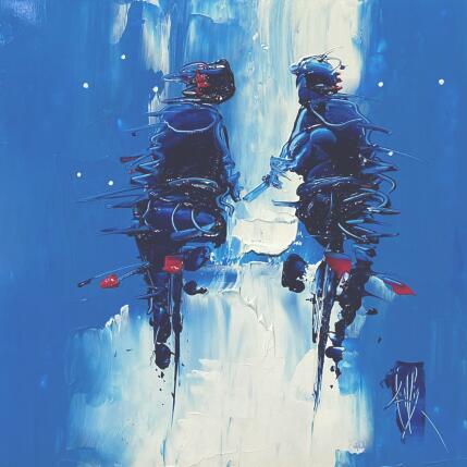 Gemälde Complicité von Raffin Christian | Gemälde Figurativ Öl Alltagsszenen