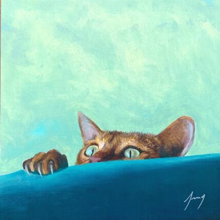 Peinture Fù par Jung François | Tableau Figuratif Huile Animaux