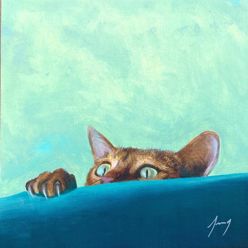 Peinture Fù par Jung François | Tableau Figuratif Animaux Huile