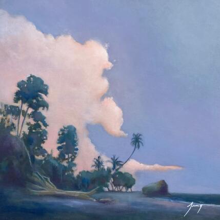 Peinture Ciel caraïbéen par Jung François | Tableau Figuratif Huile Paysages