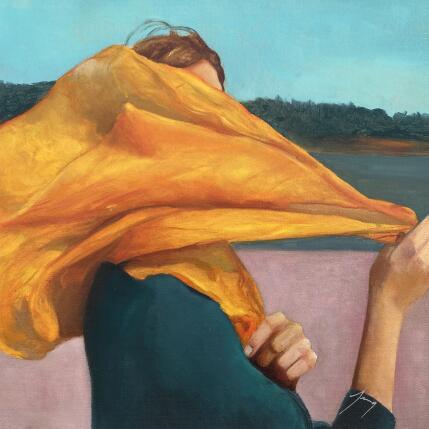 Pintura Jaune indien por Jung François | Pintura Figurativo Aceite Life style