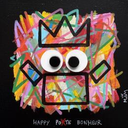 Painting HAPPY POTE by Mam | Painting Pop-art Acrylic Life style, Pop icons, Portrait