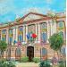 Painting Capitole tropical by Geiry | Painting Subject matter