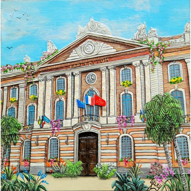 Painting Capitole tropical by Geiry | Painting Subject matter