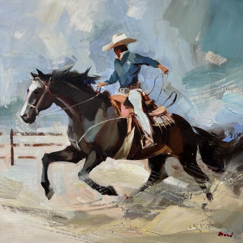 Peinture Free in Heart par Bond Tetiana | Tableau Figuratif Huile