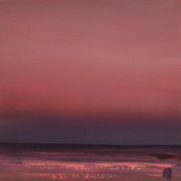 Peinture LIGHTED WAVES par Herz Svenja | Tableau Impressionnisme Acrylique Marine, Nature, Paysages