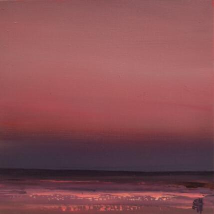 Gemälde LIGHTED WAVES von Herz Svenja | Gemälde Impressionismus Acryl Landschaften, Marine, Natur, Pop-Ikonen