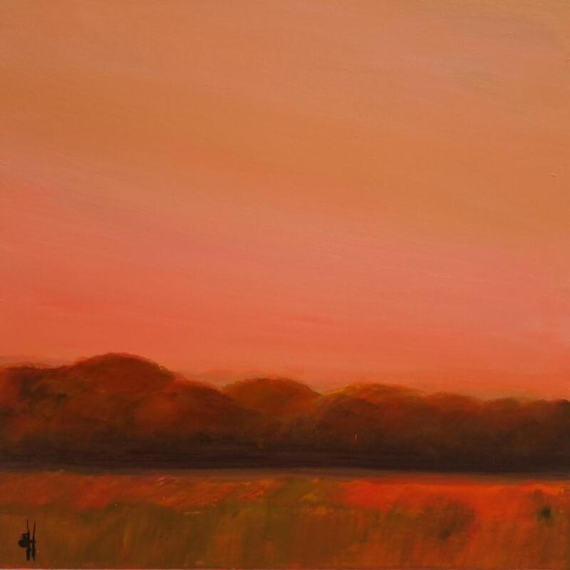 Peinture COLOURFUL AUTUMN DAY II par Herz Svenja | Tableau Impressionnisme Paysages Nature Acrylique