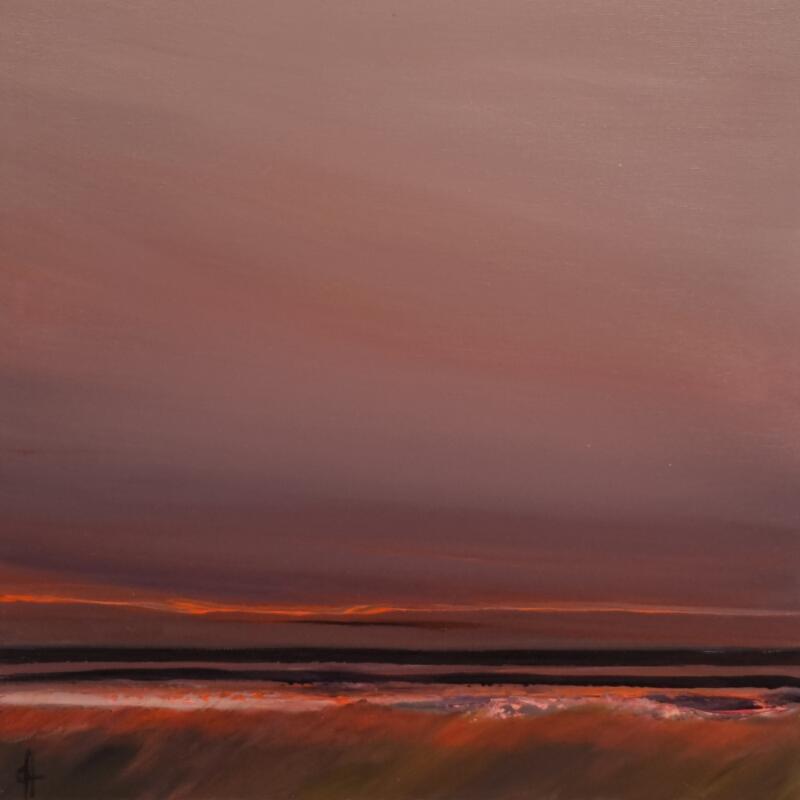 Painting WILD SURF by Herz Svenja | Painting Impressionism Landscapes Marine Nature Acrylic