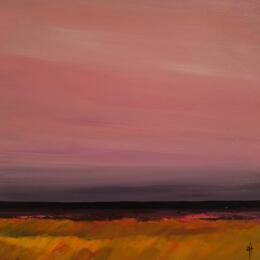 Peinture DUNES AND SEA par Herz Svenja | Tableau Impressionnisme Acrylique Marine, Nature, Paysages