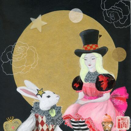 Peinture EAT ME par Rebeyre Catherine | Tableau Art naïf Acrylique