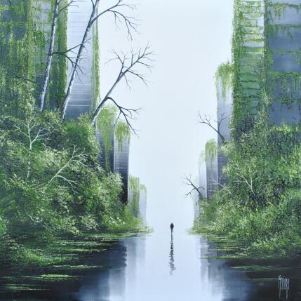 Painting Révolution végétale by Galloro Maurizio | Painting Figurative Oil Urban