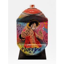 Skulptur Luffy Pop von Lemoine Mael | Skulptur Pop-Art Acryl, Graffiti Pop-Ikonen