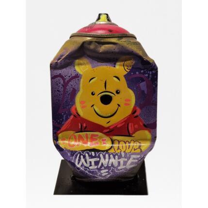 Sculpture Winnie Love  par Lemoine Mael | Sculpture Pop-art Acrylique, Graffiti Icones Pop