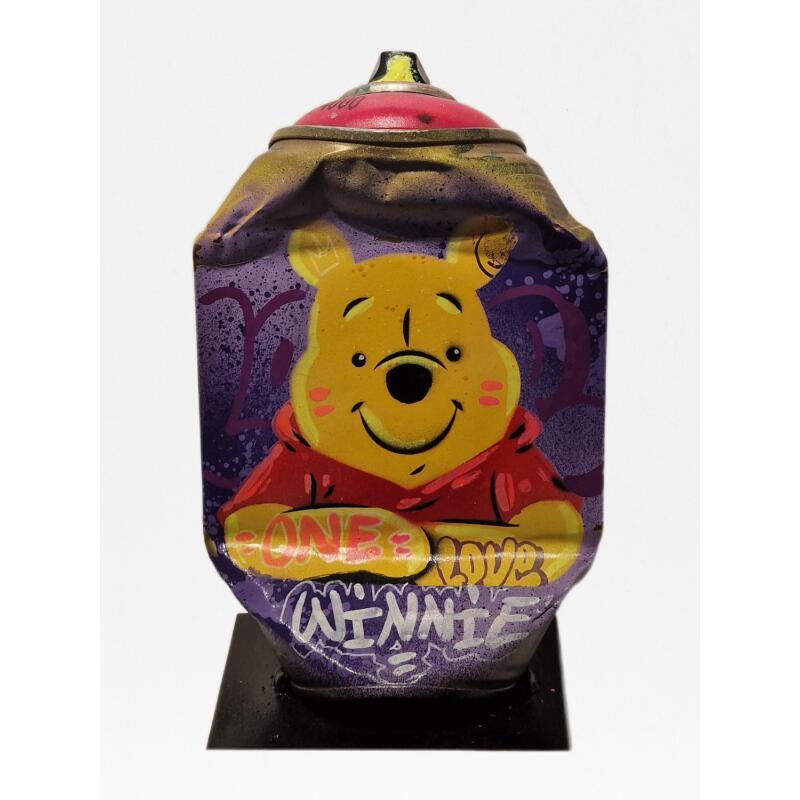 Escultura Winnie Love  por Lemoine Mael | Escultura Pop art Iconos pop Graffiti Acrílico
