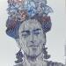 Painting Frida - Ode à l'audace et au talent by Schroeder Virginie | Painting Pop-art Pop icons Acrylic