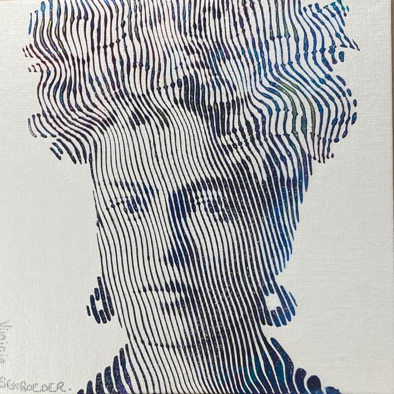 Painting Frida - Les fleurs et l'art comme refuge intérieur by Schroeder Virginie | Painting Pop-art Pop icons Acrylic