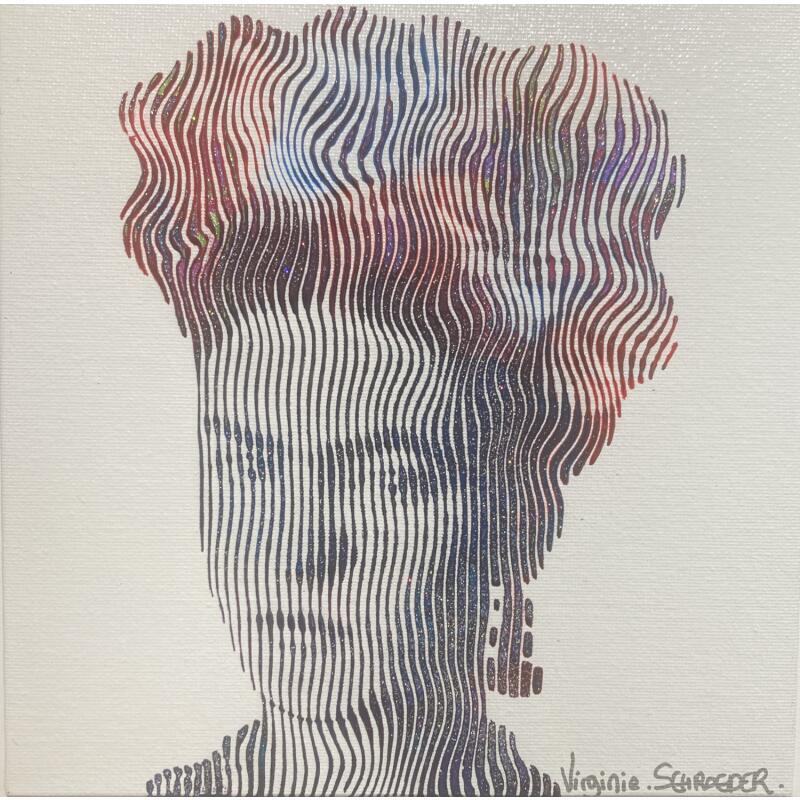 Painting Frida - L'élégance intemporelle et le charisme légendaire by Schroeder Virginie | Painting Pop-art Pop icons Acrylic