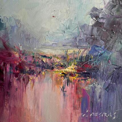 Peinture Winter Forest par Petras Ivica | Tableau Impressionnisme Huile Paysages