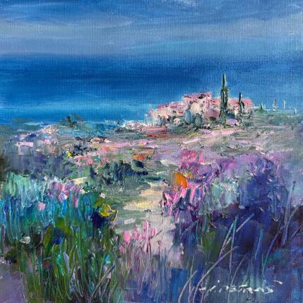 Peinture Somewhere at Sea par Petras Ivica | Tableau Impressionnisme Huile Paysages