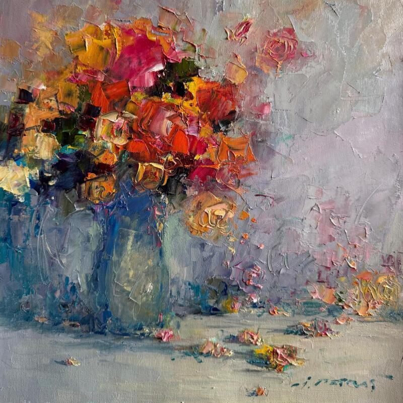 Peinture A Bouquet of Hope par Petras Ivica | Tableau Impressionnisme Paysages Huile