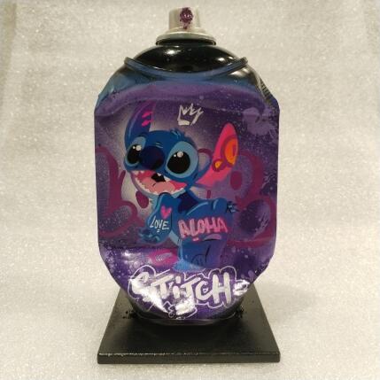 Skulptur Hey Hey Aloha von Lemoine Mael | Skulptur Pop-Art Acryl, Graffiti Pop-Ikonen