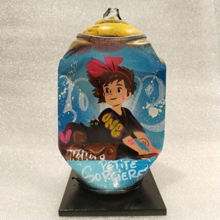 Sculpture Petite Sorcière par Lemoine Mael | Sculpture Pop-art Acrylique, Graffiti Icones Pop