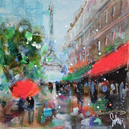 Peinture Avenue de Suffren par Solveiga | Tableau Acrylique