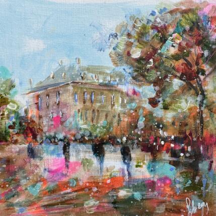 Peinture Summer wind par Solveiga | Tableau Acrylique