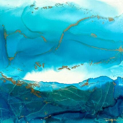 Painting Poésie marine 2187 by Depaire Silvia | Painting Abstract Acrylic Marine, Minimalist, Nature