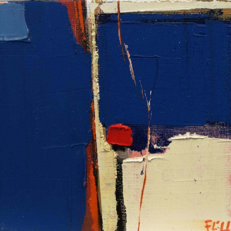 Painting INVERSEE by L'huillier Françis | Painting Abstract Landscapes Oil