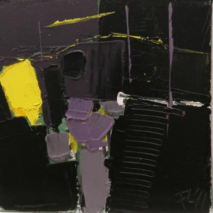 Peinture OMBRES COLOREES 2 par L'huillier Françis | Tableau Abstrait Huile Paysages