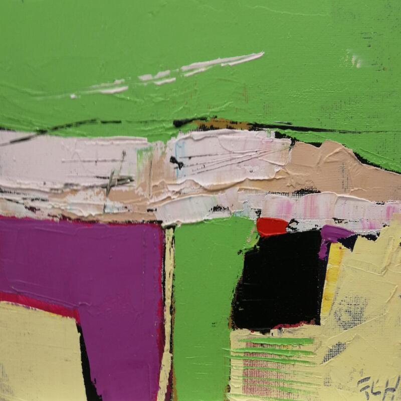 Peinture ACIDULE par L'huillier Françis | Tableau Abstrait Paysages Huile