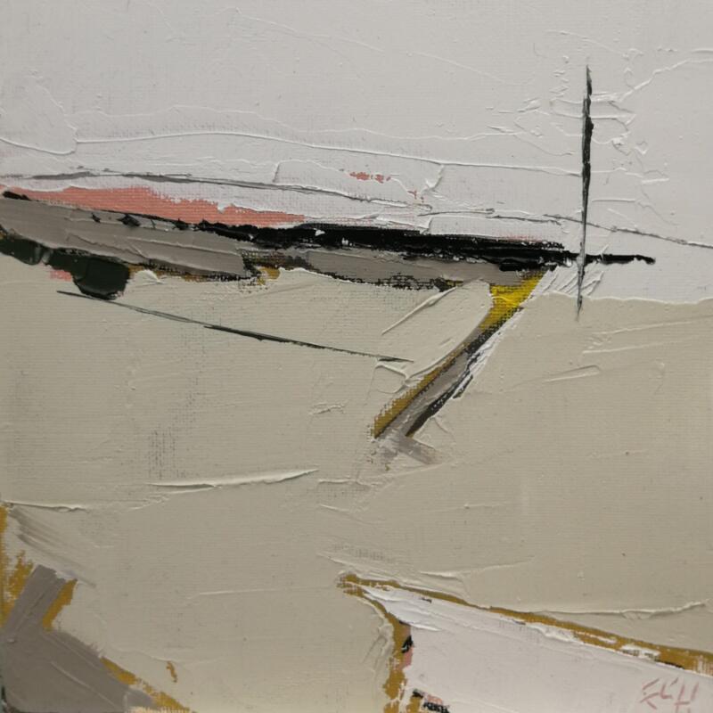 Painting EVEIL DU REGARD by L'huillier Françis | Painting Abstract Landscapes Oil