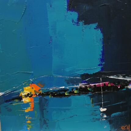 Painting FUGITIVE by L'huillier Françis | Painting Abstract Oil Landscapes, Pop icons