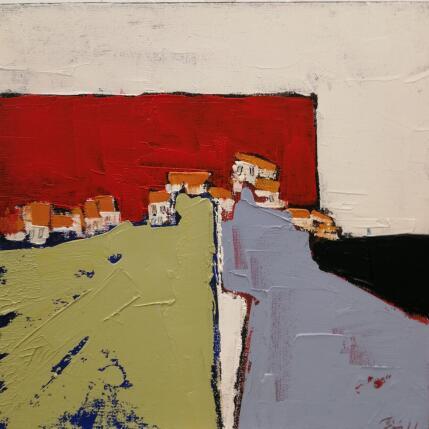 Painting HAUT PERCHE by L'huillier Françis | Painting Abstract Oil Landscapes