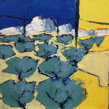 Peinture PETITS ET GRANDS par L'huillier Françis | Tableau Abstrait Huile Paysages