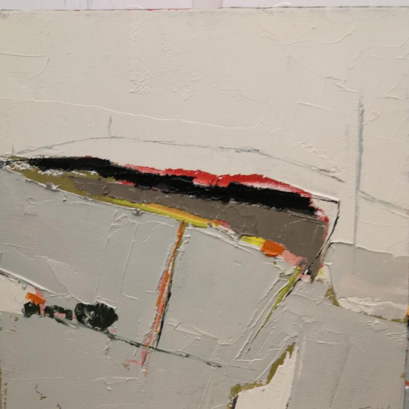 Painting SANS ARTIFICE by L'huillier Françis | Painting Abstract Landscapes Oil