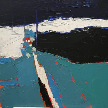 Painting UNE APPROCHE DU PAYSAGE by L'huillier Françis | Painting Abstract Oil Landscapes